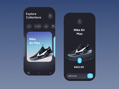 Sneakers App mobile application mobile design shoes sneakers ui ux