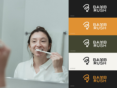 Bambrush - Logo and Logomark branding design graphic design illustration logo