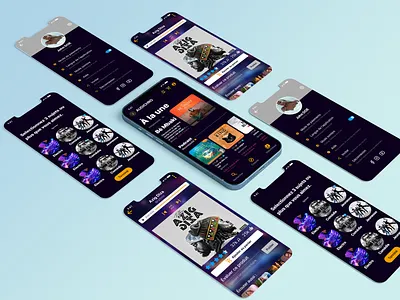 Audicro prototype design flat graphic design illustration mobile design ui ux