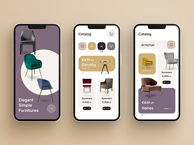 Furniture App furniture furniture app mobile application mobile design ui ux