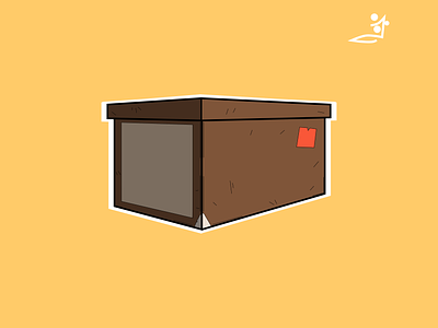 Cardboard Box Vector Art 2d art cardboard box game art icon design illustration product design ui vector illustration