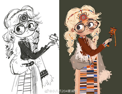 Tibet Character Designer artstudio character designer childrenbook illustration sketch