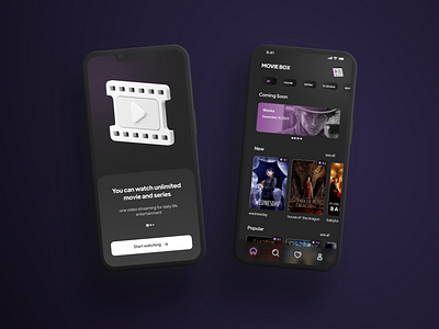 Streaming Movie App mobile application mobile design movie app stream movie streaming movie ui ux