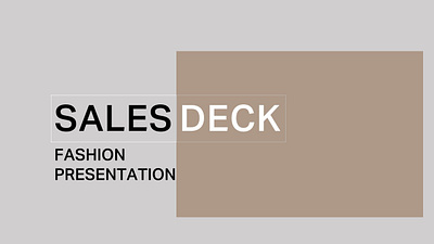Sleek minimal design sales Deck idea branding decks design graphic design illustration logo powerpoint ppt presentation presentations slide decks ui