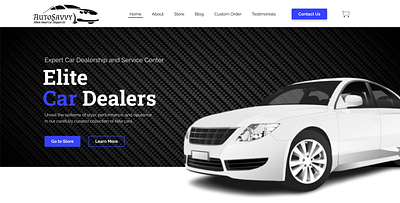 AutoSavvy Website Design autosavvy cardealership carshopping revolutionizingauto