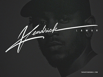 Kendrick Lamar authentic branding calligraphy custom flow handwritten hip hop kendrick lamer lettering logo logodesign logotype premium script signature sophisticated type unique urban