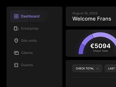 Dashboard dashboard data data visualisation data viz enterprise icon iconography icons menu pie chart purple ui uiux ux