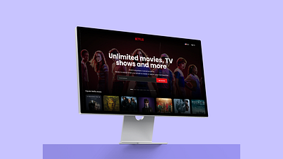 Netflix Redesigned Version app branding design graphic design illustration logo netflix redesign typography ui ux vector