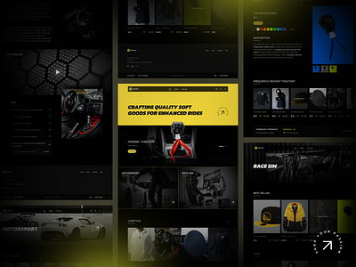 E-commerce for Car Accessories accessories car design ecommerce graphic design landing page concept ui user interface design ux ux desgin web design