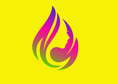 women crative logo graphic design logo