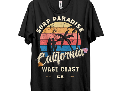 Summer Surf T Shirt Design designs, themes, templates and downloadable ...