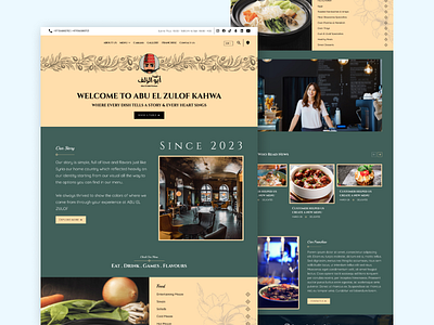 Cafe Business Website Design cafe cafe website cafe website design design dribbble figma modern simple ui user interface ux web web design website