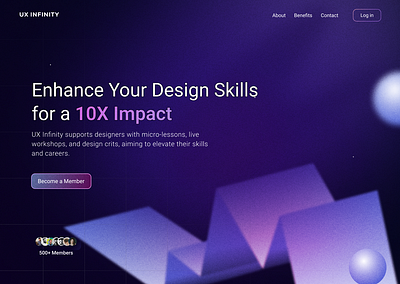 Landing Page Design graphic design landing page ui ui challenge uiux