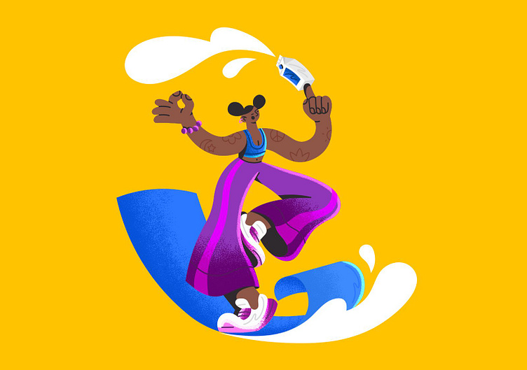 Notmilk - Yoga by Leo Rheeder on Dribbble