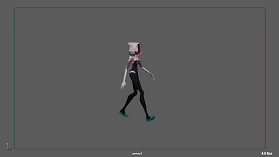 Walk Cycle 3d animation