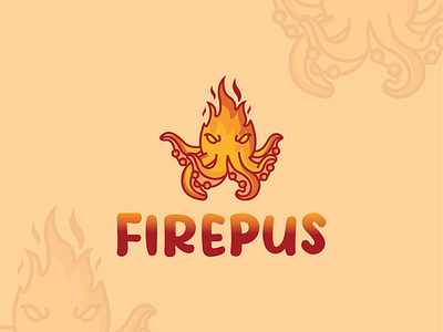 FIREPUS Logo details logo fire fire logo firepus firepus logo octofire octofire logo octopus octopus fire octopus logo ux