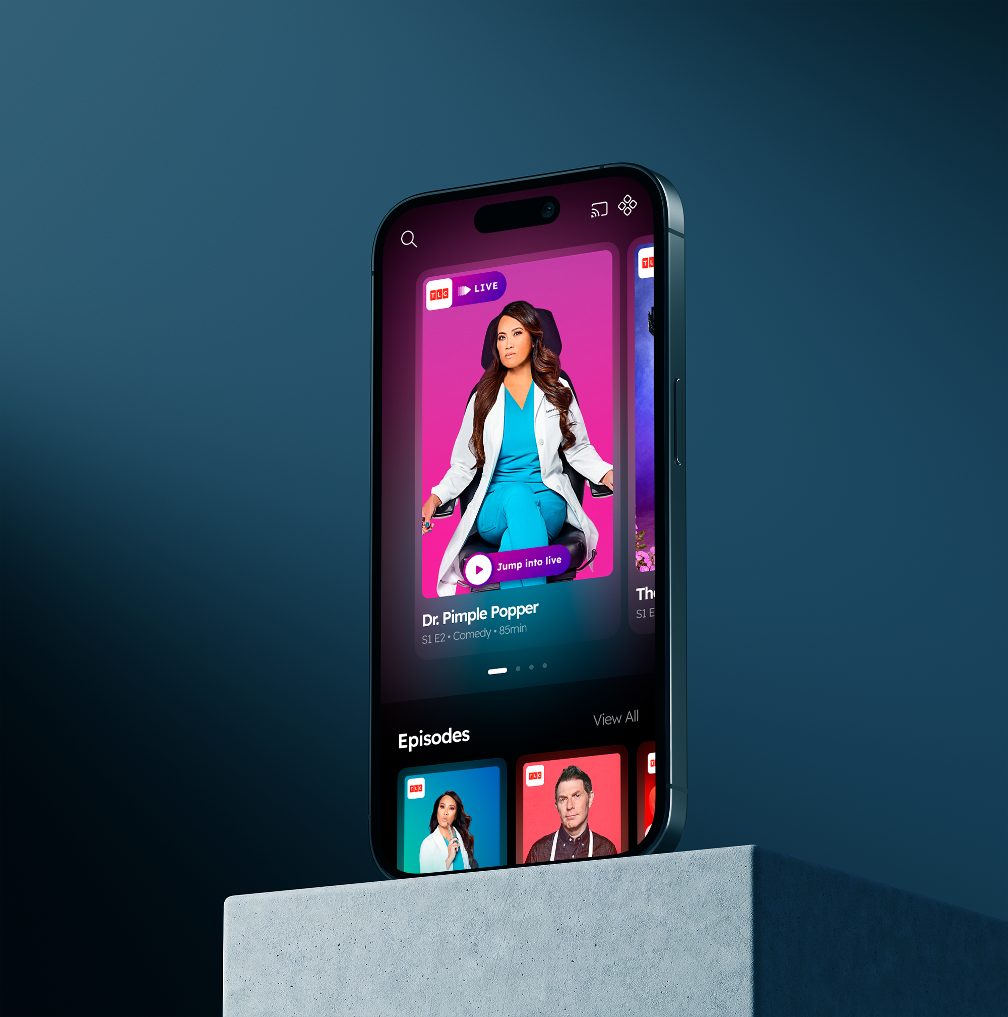 Media Streaming Platform app apple tv design hulu interactive interface ios media mobile netflix player streaming tv ui user interface