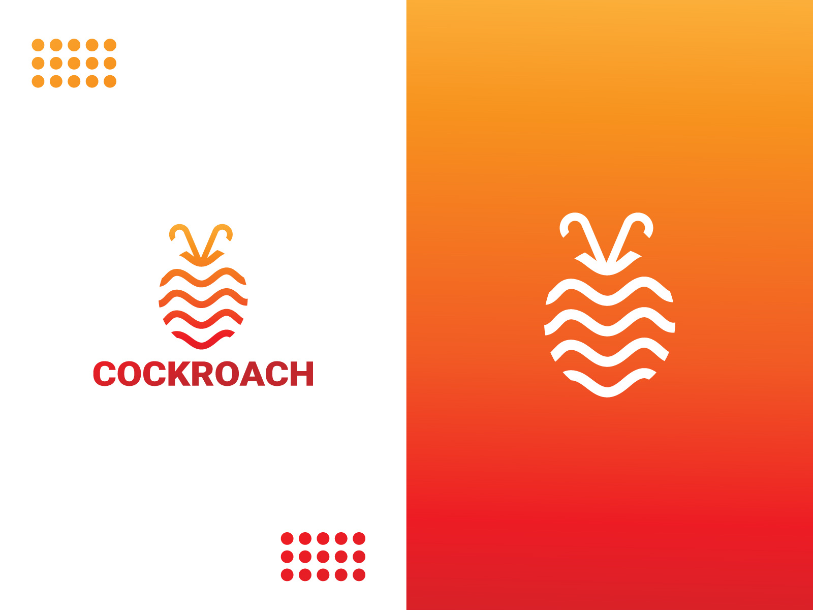 modern cockroach logo design by MD MEHEDI HASAN on Dribbble