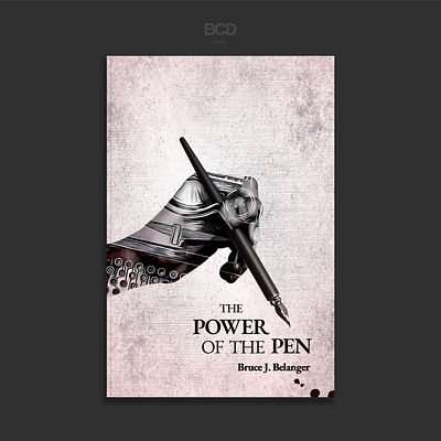 The Power of the Pen bcd book bookcover cover design graphic design illustration