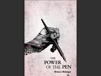 The Power of the Pen bcd book bookcover cover design graphic design illustration