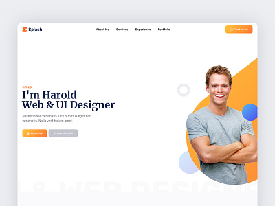 Splash Resume bootstrap bootstrap template bootstrap theme cv cv template design landing landing page modern onepage portfolio portfolio template resume resume template resumecv works