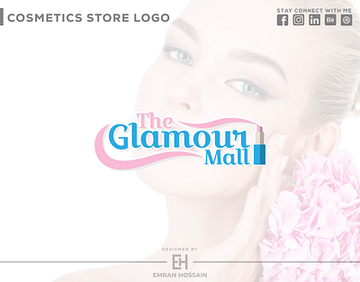 Cosmetic Store Logo branding design graphic design illustration logo logodesigner logodesigns logomark logotype ui