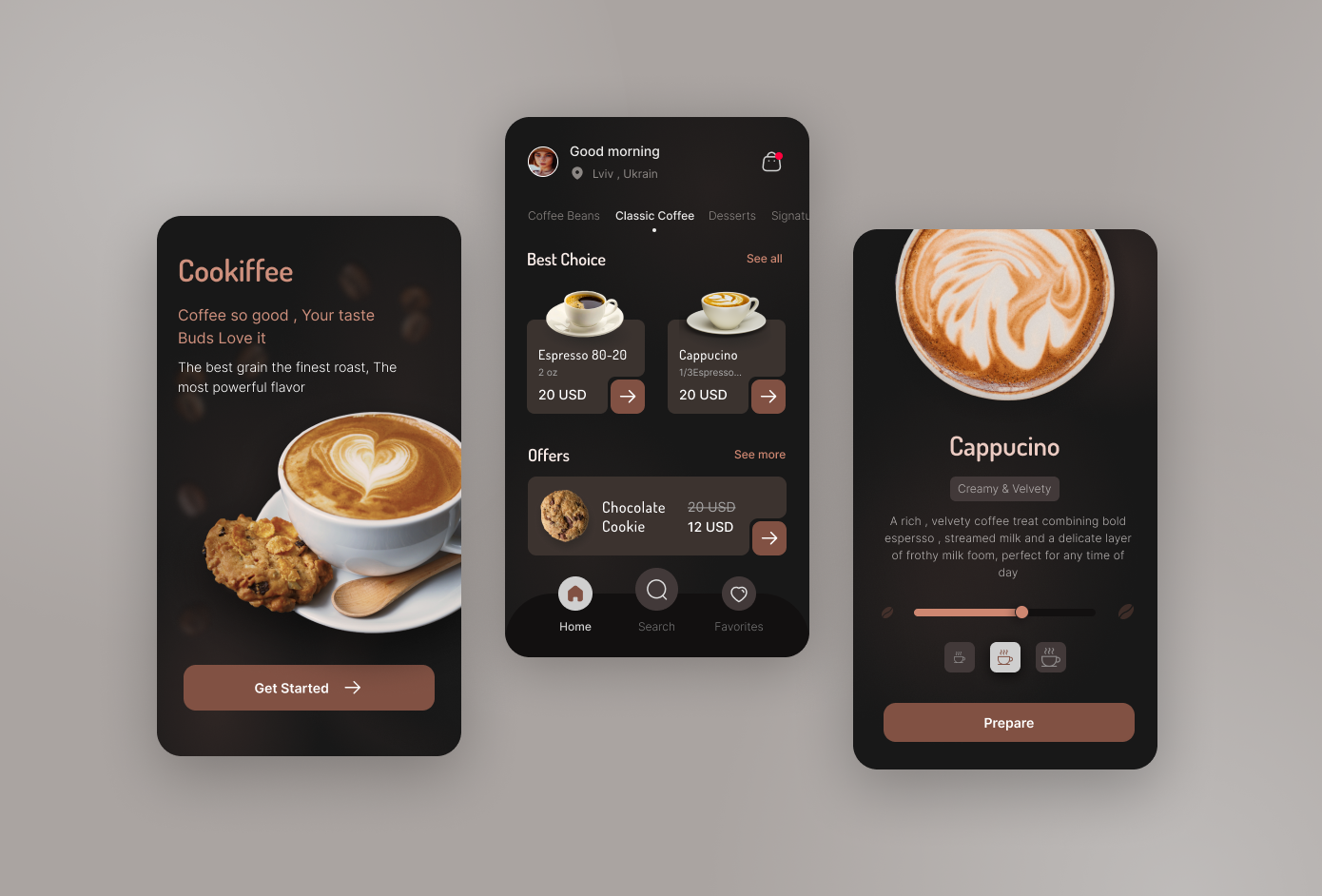 Coffee Shop App UI/UX Design ☕️ by negin nik on Dribbble