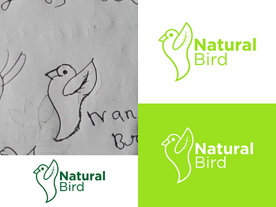 Natural logo branding graphic design logo