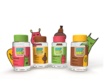 Multivitamin Brand Identity: Boop Doops branding graphicdesign marketing