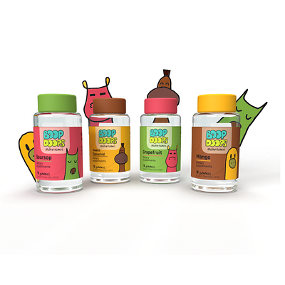 Multivitamin Brand Identity: Boop Doops branding graphicdesign marketing