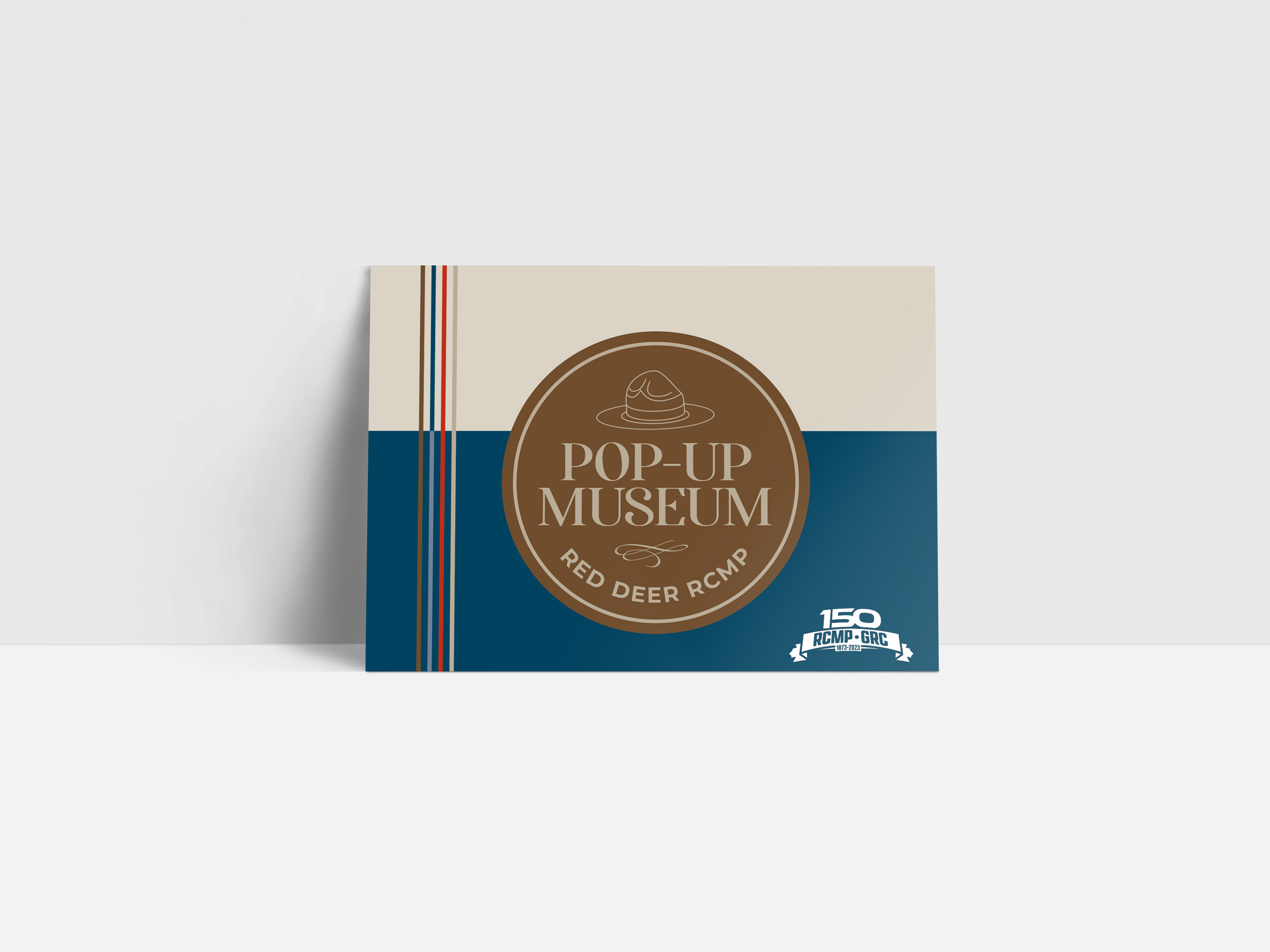 RCMP 150 - invite branding card design event flyer invite layout print vector