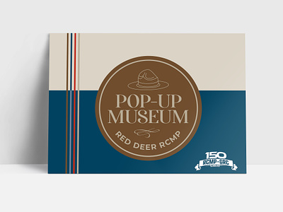 RCMP 150 - invite branding card design event flyer invite layout print vector