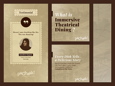 Completed templates for Pachaak graphic design