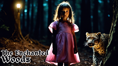 The Enchanted Woods ai aiwork cleint design enchanted girl graphic design horror remotejobs story templates woods