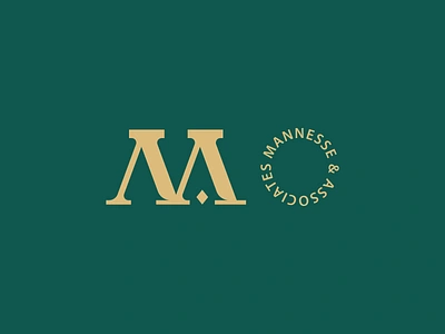 Mannesse & Associate Logo brand identity clever logo creative brand identity creative logo gold green home house logo logo design ma ma logo ma monogram monogram real estate