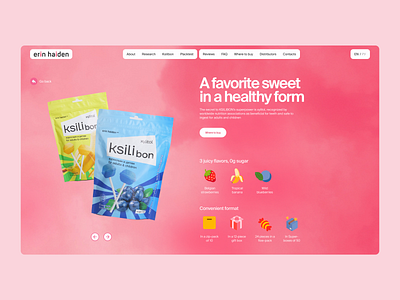 Product page for e-commerce — UX/UI design 3d branding design graphic design landing page redesign typography ui uxui