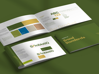 Branding for SymbiotiQ adobe wd brand book brand guidelines branding design graphic design