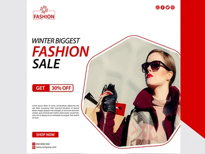 Fashion sale social media banner design banner ads banner template branding custom design fashion sale banner fashion shop flyer graphic design illustration logo modernbanner poster poster template print design social media post typography vector vector template