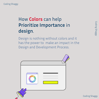 How Colors can help prioritize Importance in Design. branding codinglife design graphic design ui uidesign uiuxdesign uxdesign webdesign