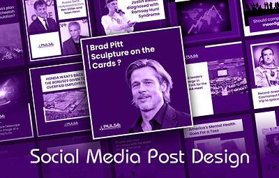 Social Media Post Design branding design digital facebook graphic instagram media post purple social socialmediapost template