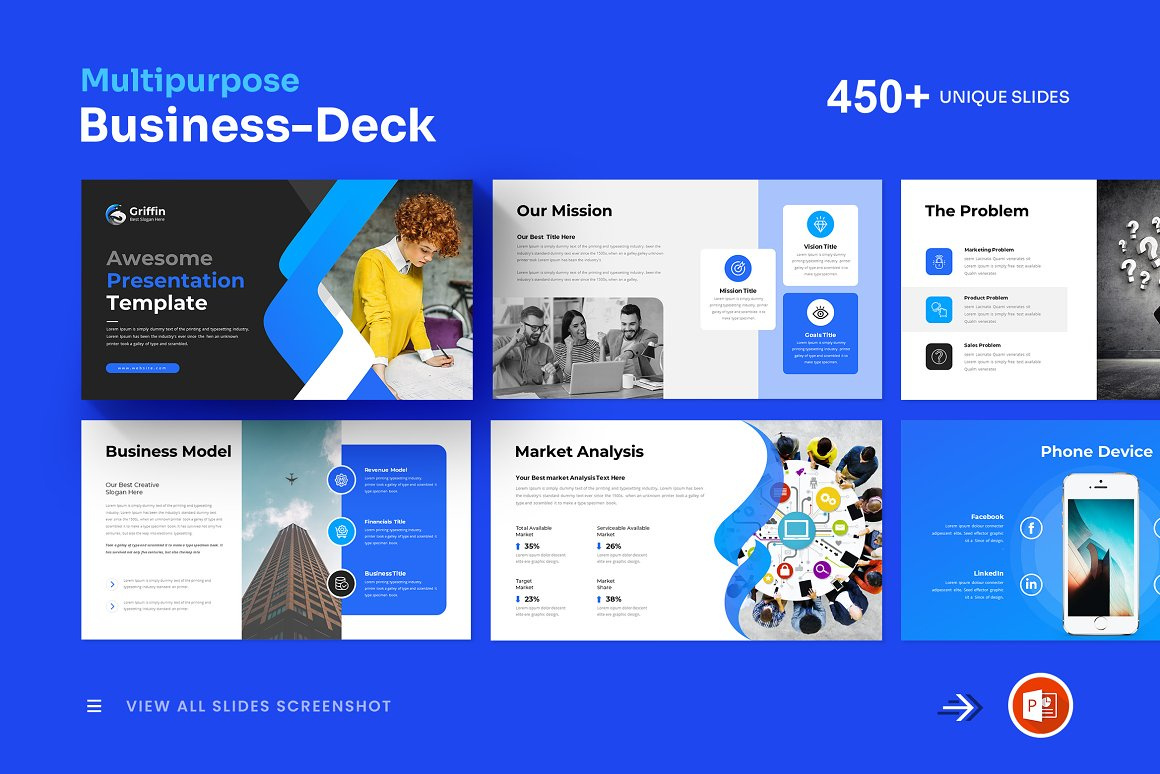 Multipurpose Business Deck by Generous Art on Dribbble