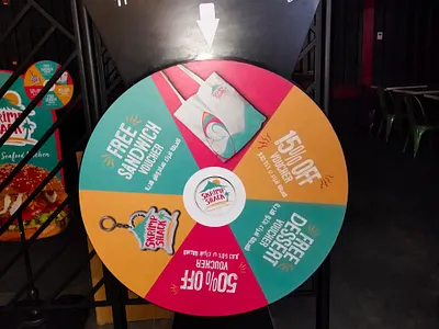 Spin & Wheel Design & Production branding graphic design logo