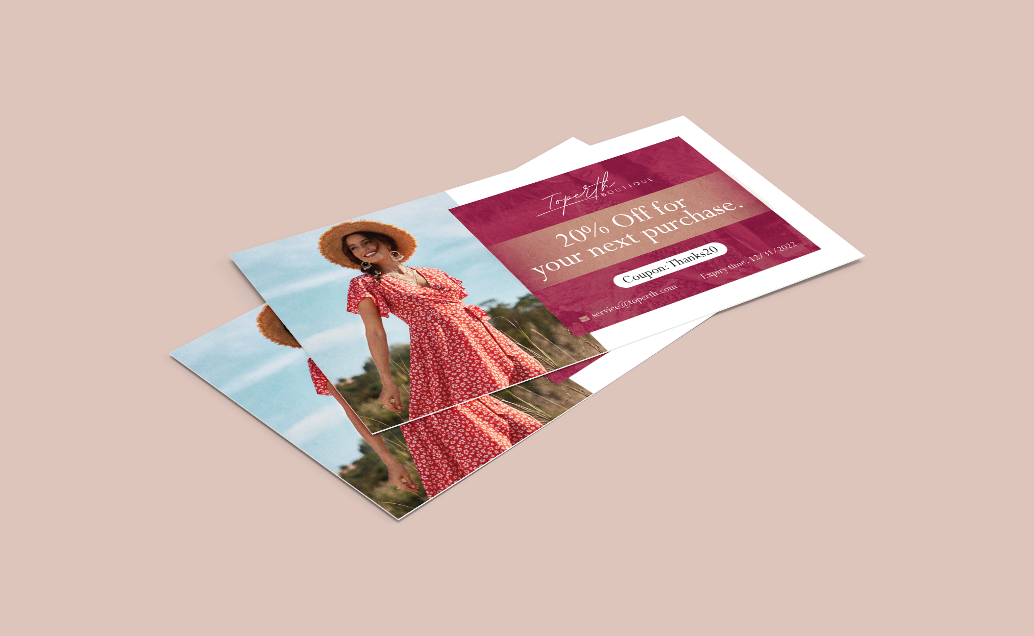 Boutique Discount Card Design by Masud Rana on Dribbble