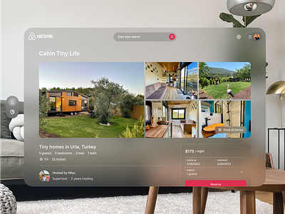 Airbnb on Apple Vision Pro ✨ animation apple branding color concept design graphic design illustration pro ui vision