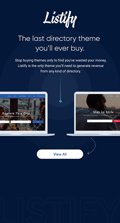 Listify - Directory & Business Listing WordPress Theme website template