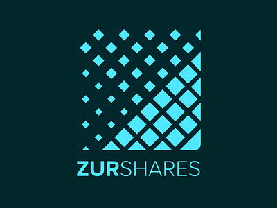 ZURShares banking blue branding crypto finance logo shares z zur
