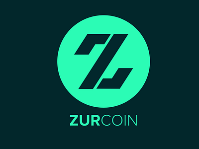 ZUR(Coin) branding coin crypto finance graphic design logo token z zur