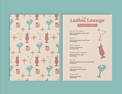 Brand Identity | The Ladies Lounge brand identity branding design graphic design illustration illustrator logo