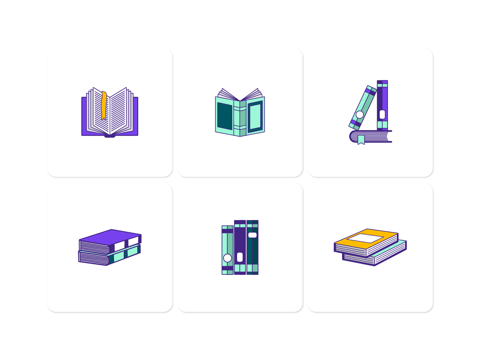 Forword Brand Iconography animation book book icon book logo bookstore brand identity branding graphic design icon iconography logo logo design publishing house symbol ui ux vector web design