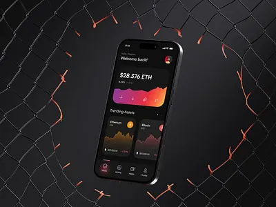 Crypto Currency - App Design app app design binaryoptions bitcoin crypto crypto app crypto currency crypto design crypto exchange currency exchange hr rumen ios app mobile app saas saas app saas design trade trading ui